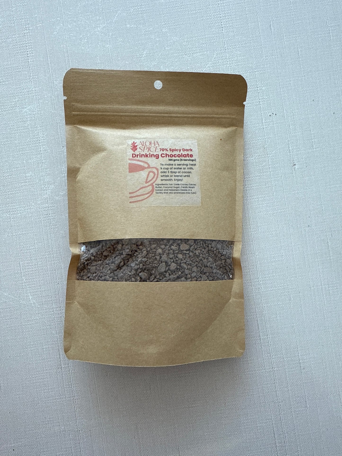 70% Spicy Dark Drinking Chocolate