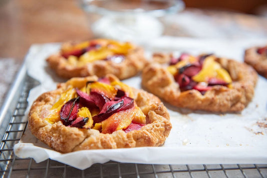 Mango and Plum Galettes