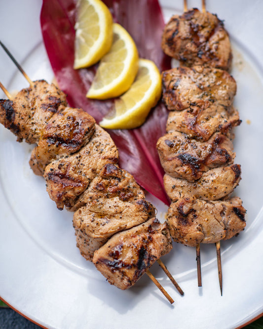 Grilled Pork Skewers Morunos