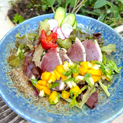 Seared Ahi Tuna with Mango Salsa