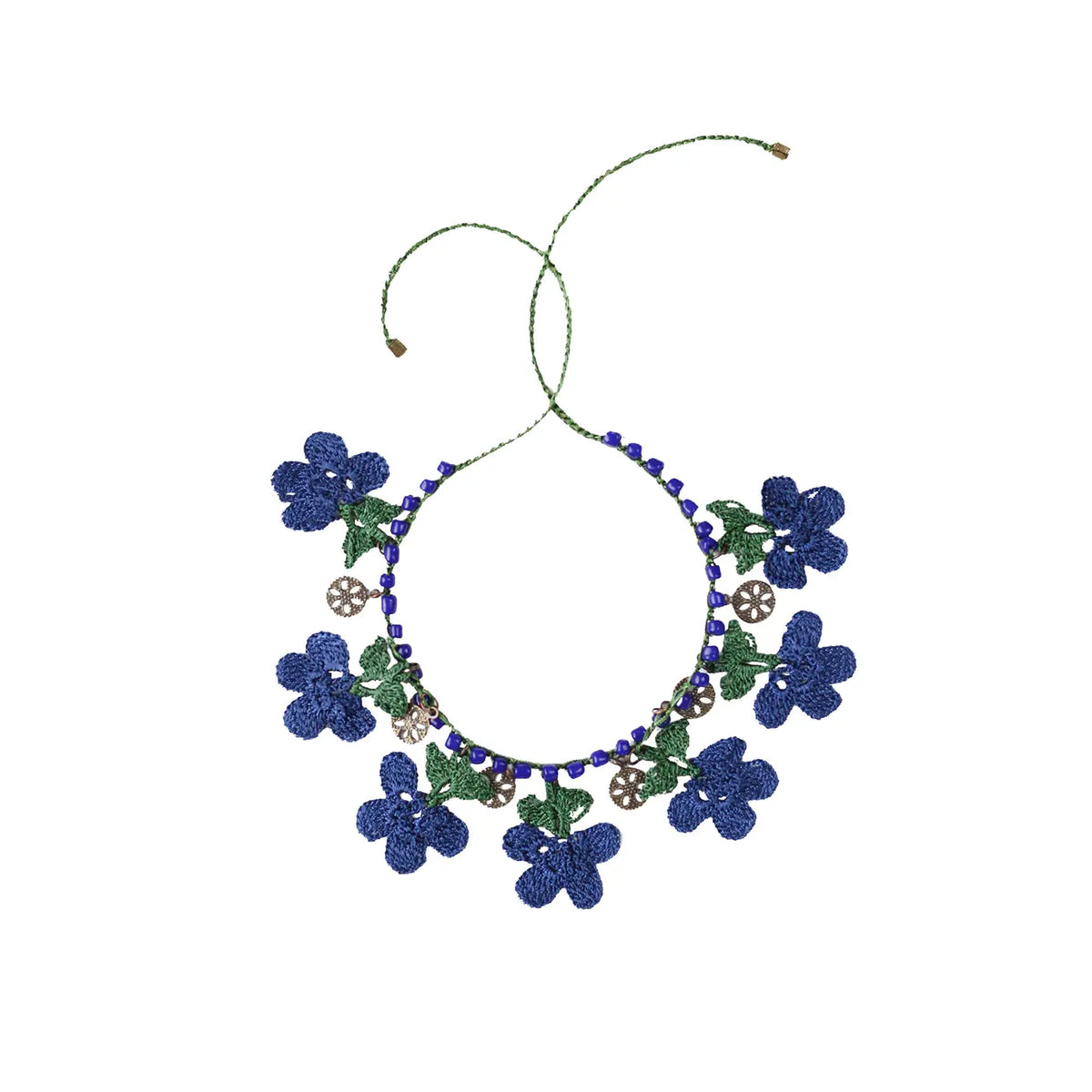 Boho Floral Moi and Beaded Anklet