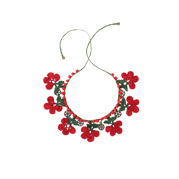 Boho Floral Moi and Beaded Anklet