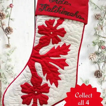 Hawaiian Quilted Christmas Stockings
