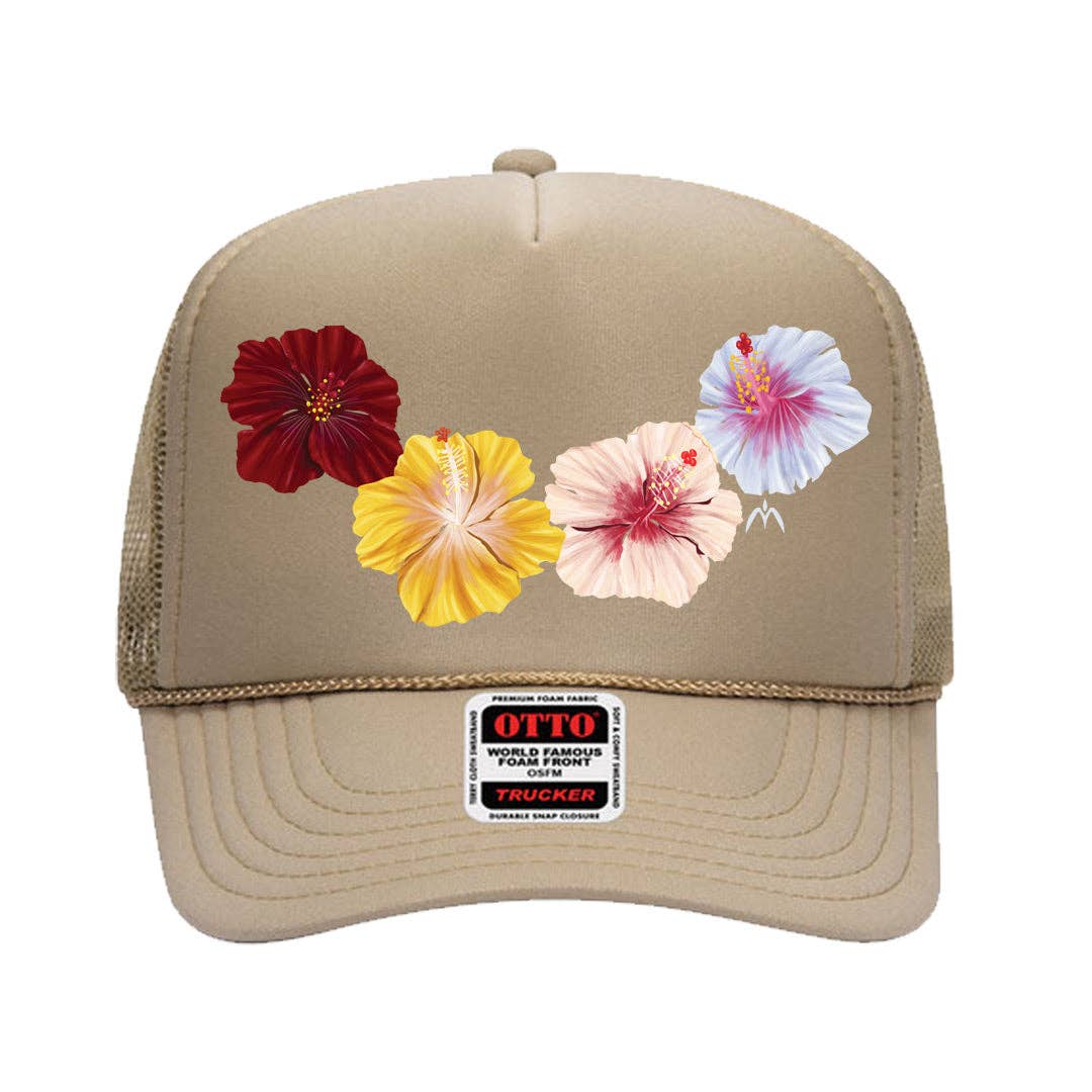 Hibiscus Trucker Hat