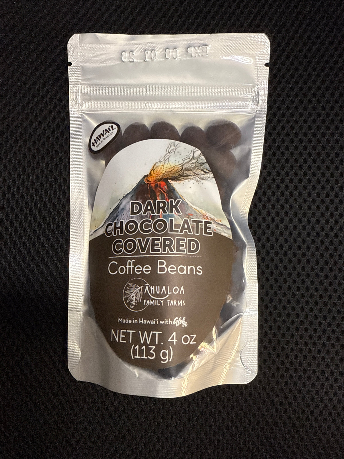 Dark Chocolate Covered Coffee Beans 4oz