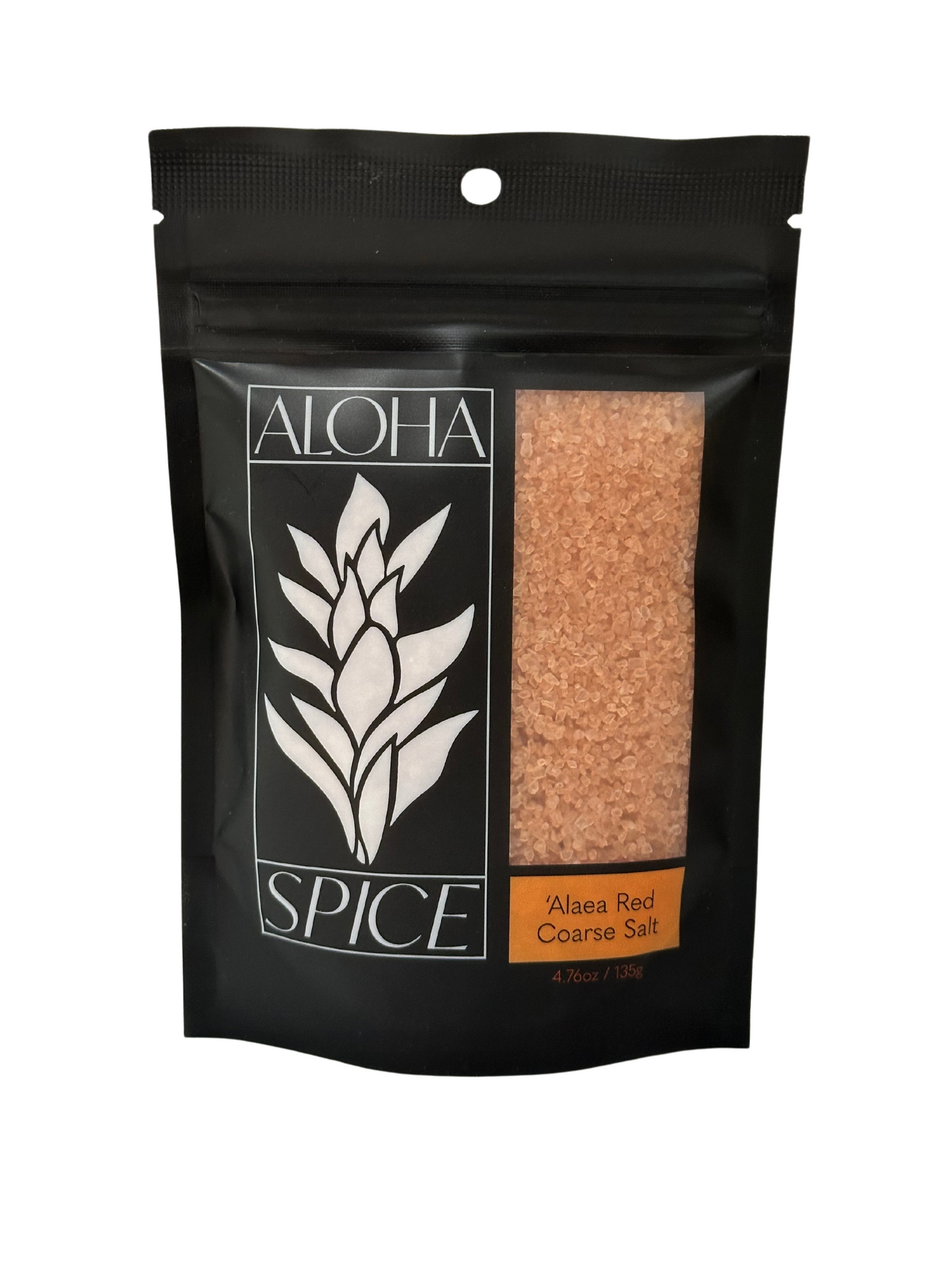 `Alaea Red Hawaiian Sea Salt (Coarse) 4.76 oz Stand Up Pouch