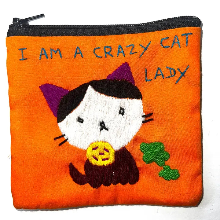 "Chalee" Small Hand Embroidered Pouches by Hmong Youth in Laos