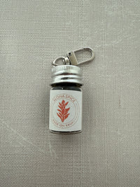 Black Lava Salt Key Chain