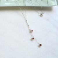 Puka Shell Lariat Necklace: 16 inches / Gold Filled