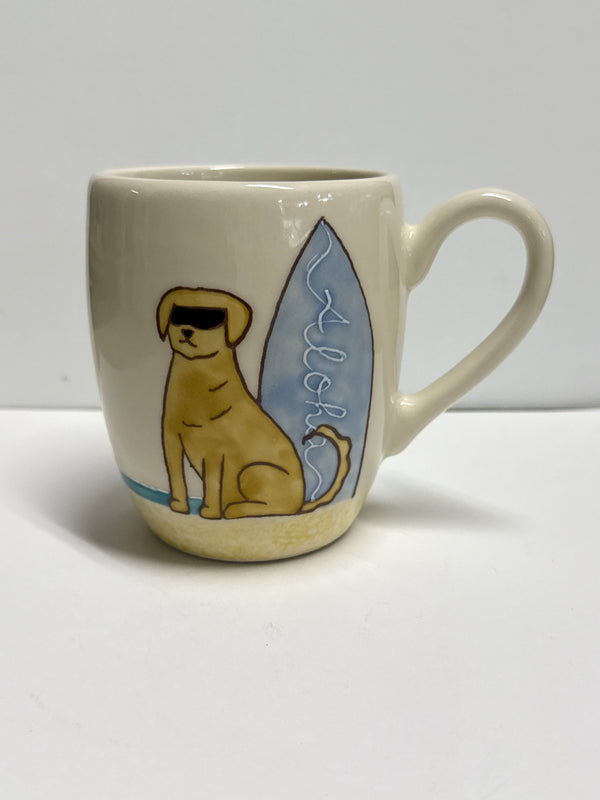 Barrel Mug Surf Dog /Cat