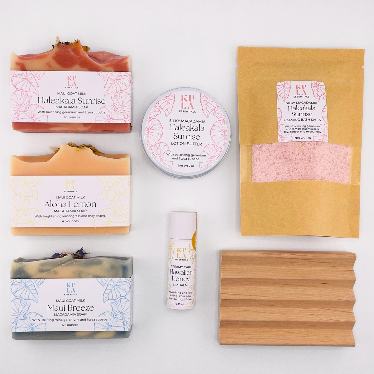 Silky Macadamia Foaming Bath Salts - Haleakala Sunrise