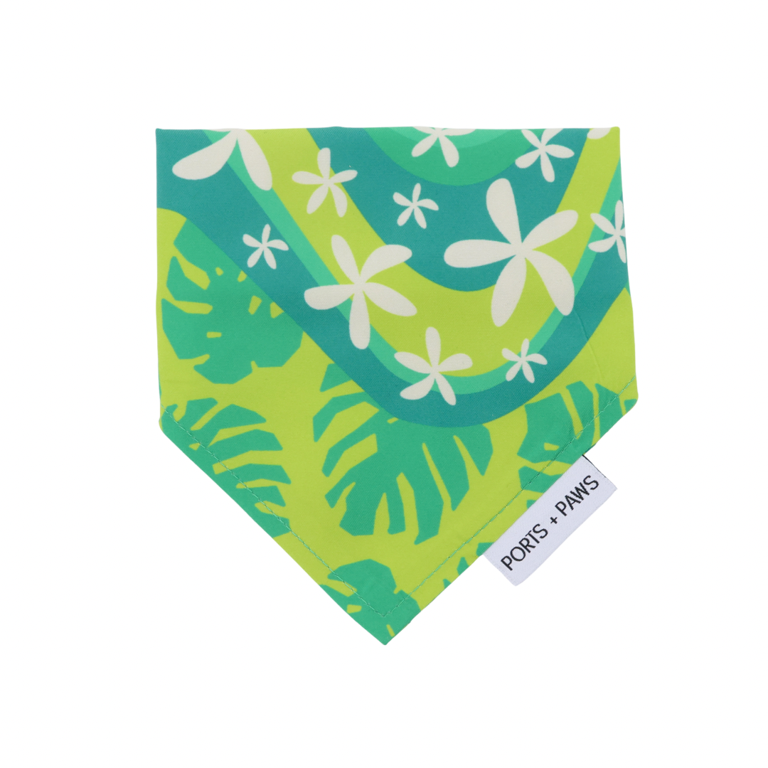 QUICK DRY BANDANA - ISLAND BREEZE GREEN RIVER