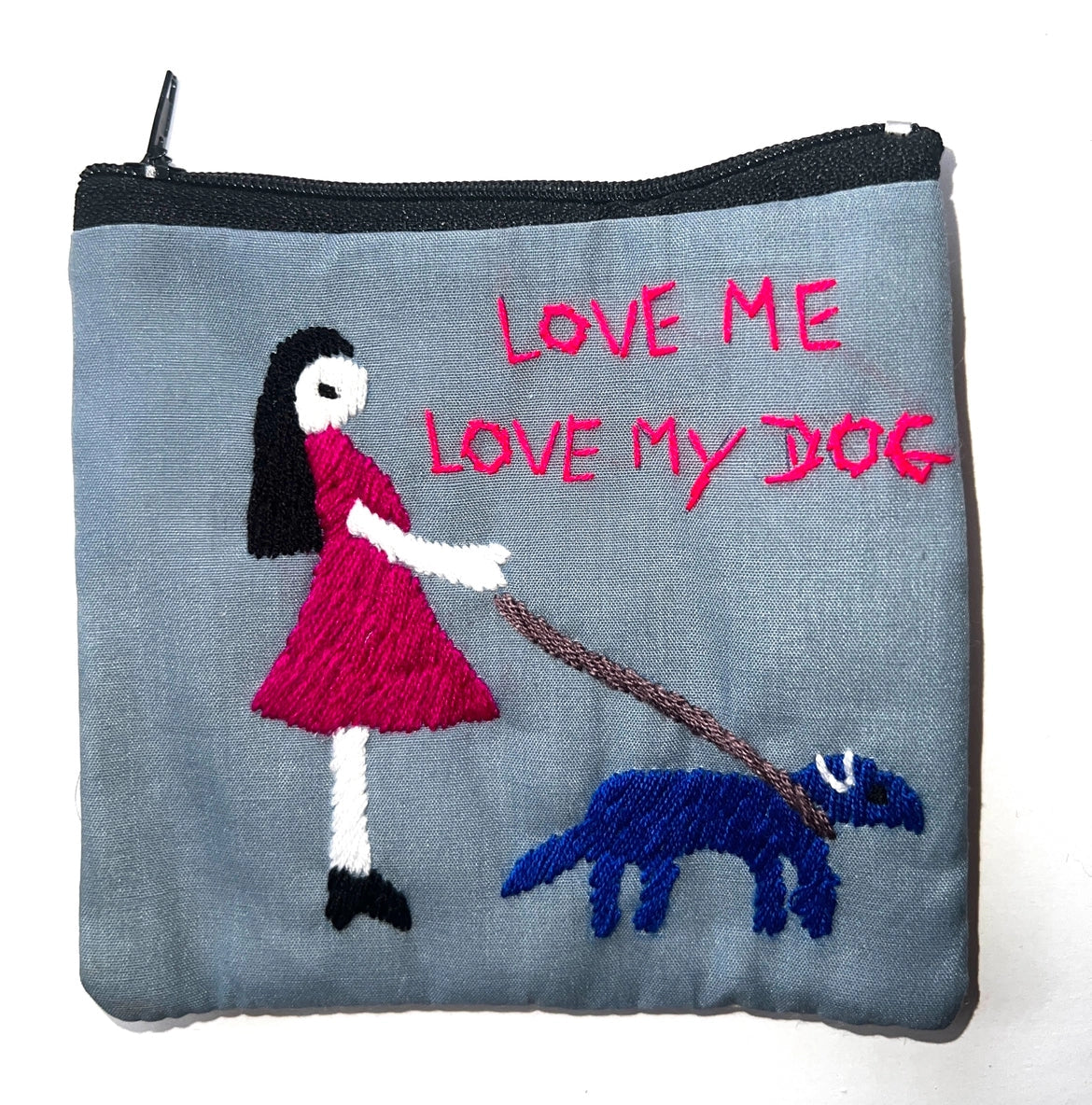 "Chalee" Small Hand Embroidered Pouches by Hmong Youth in Laos