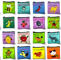 "Chalee" Small Hand Embroidered Pouches by Hmong Youth in Laos