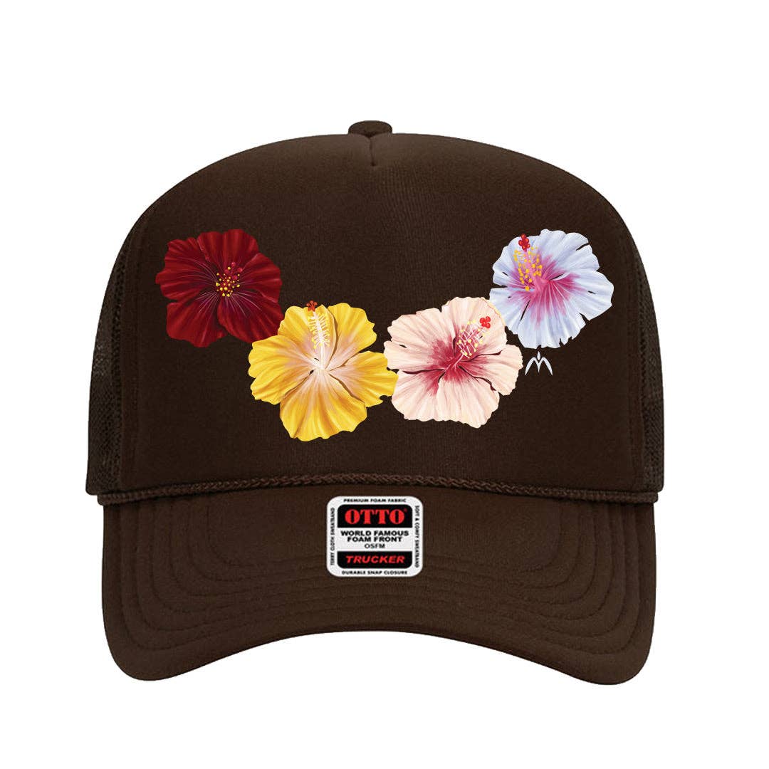 Hibiscus Trucker Hat