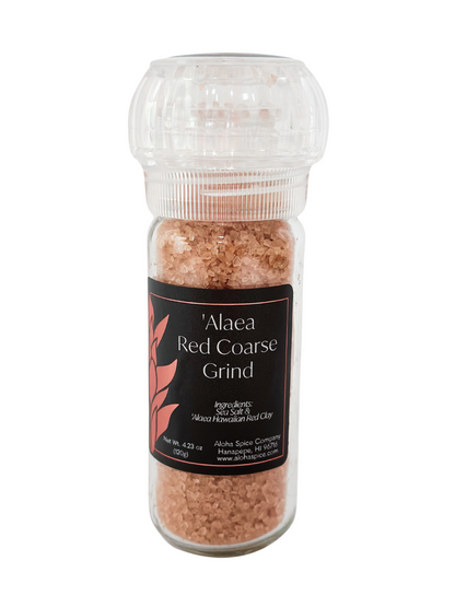 `Alaea Hawaiian Salt 3.17 oz. Refillable Grinder