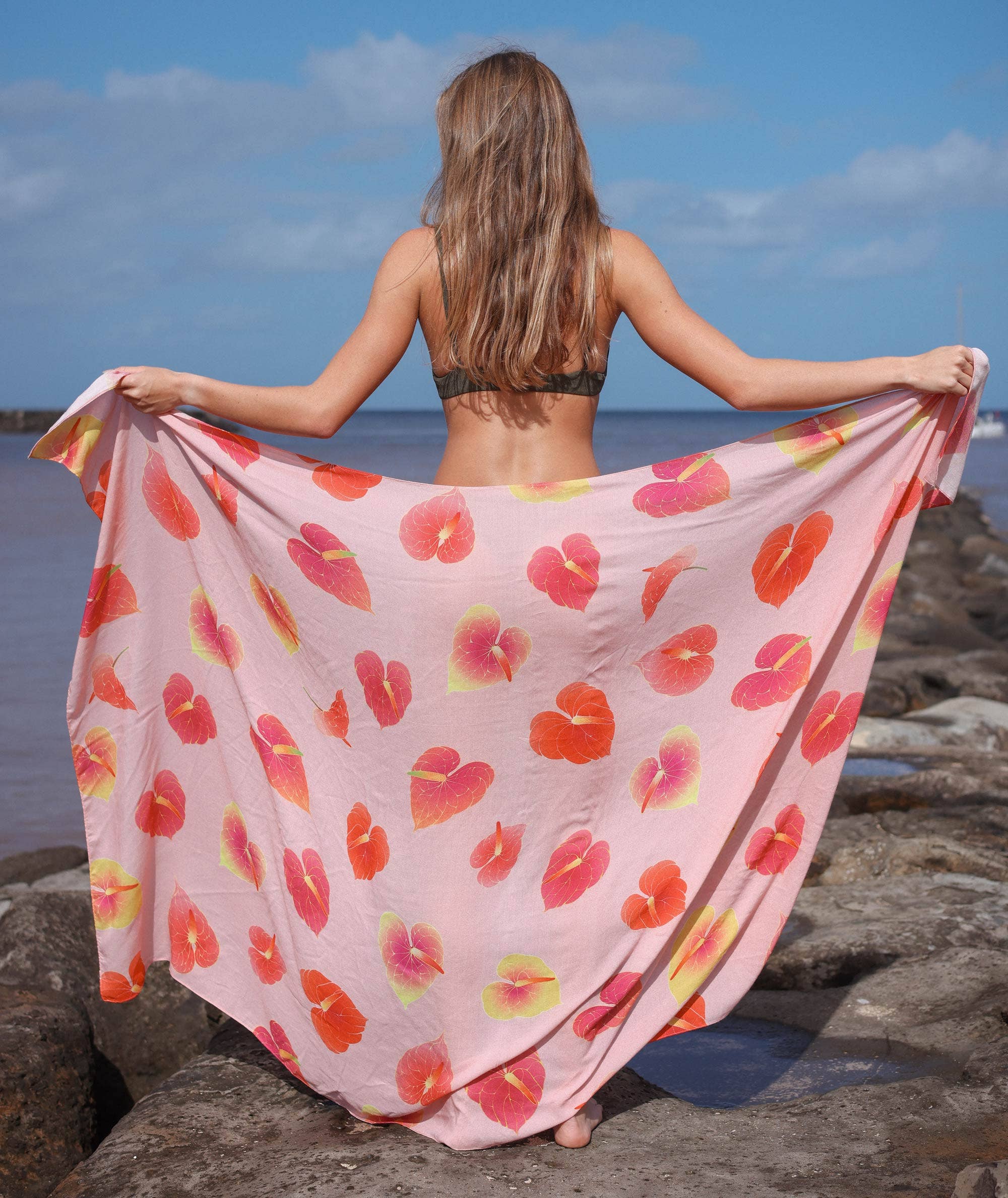 Hilo Anthurium Pareo Sarong – Aloha Spice Company