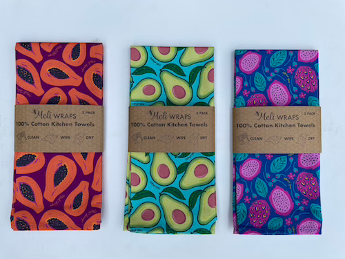 2 PACK 100% Cotton Kitchen Towels Set