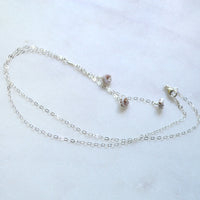 Puka Shell Lariat Necklace: 16 inches / Gold Filled