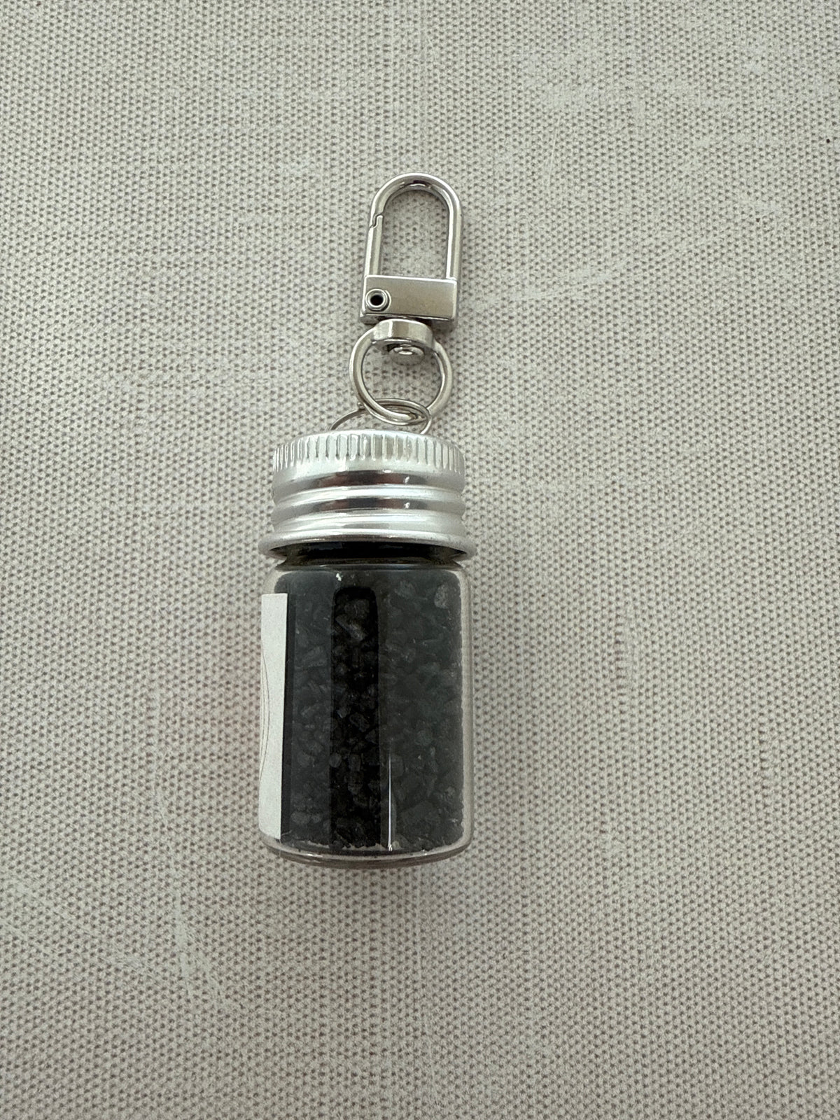 Black Lava Salt Key Chain