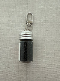 Black Lava Salt Key Chain