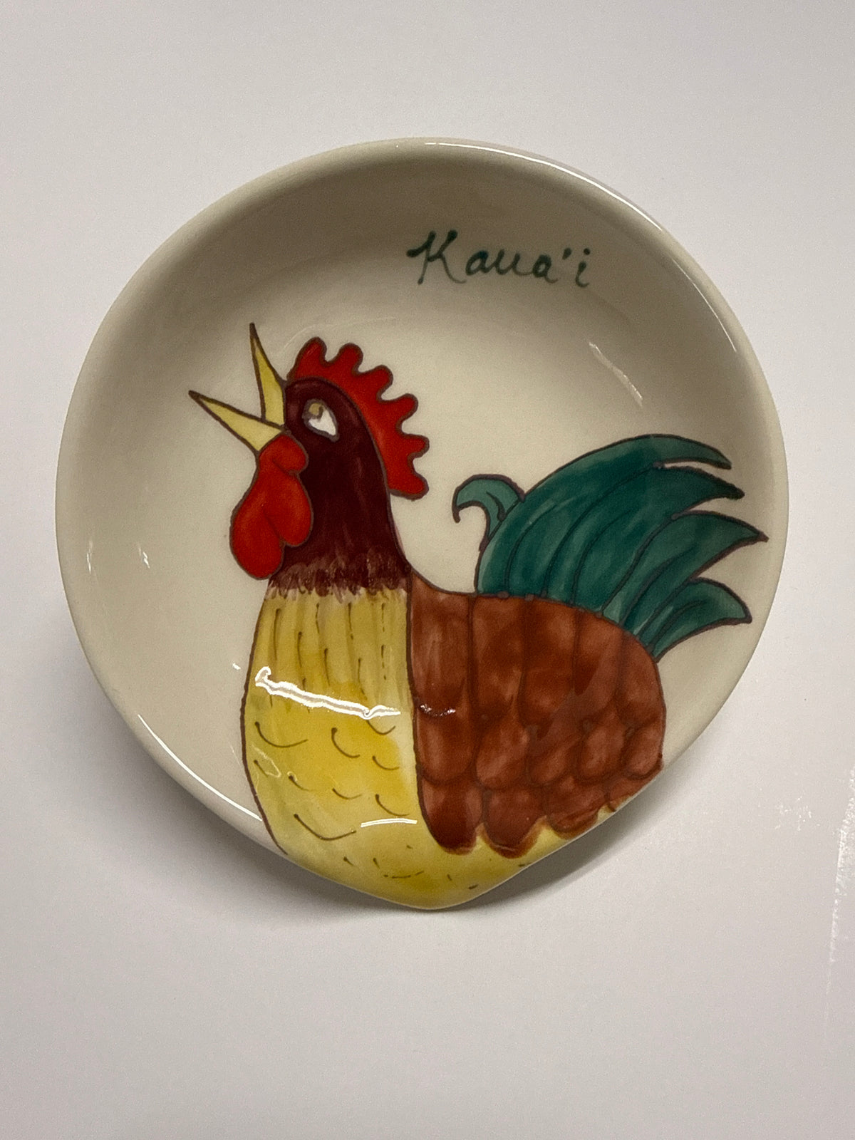 Round Spoon Rest Kauai Chicken