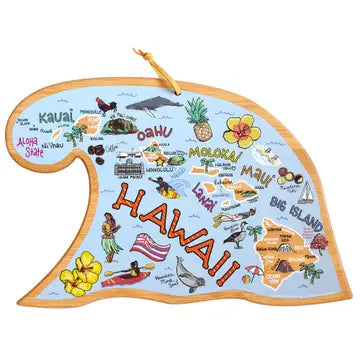 Hawaiian Islands Cutting Board