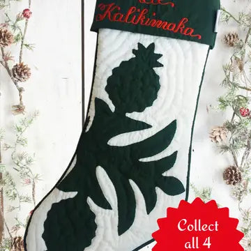Hawaiian Quilted Christmas Stockings