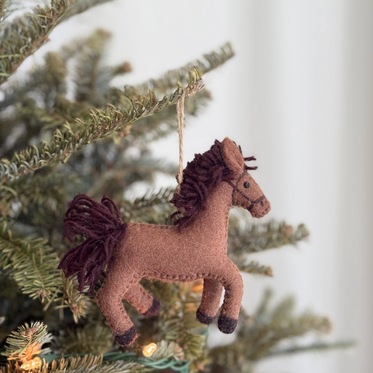 2026 Felt Horse Ornament