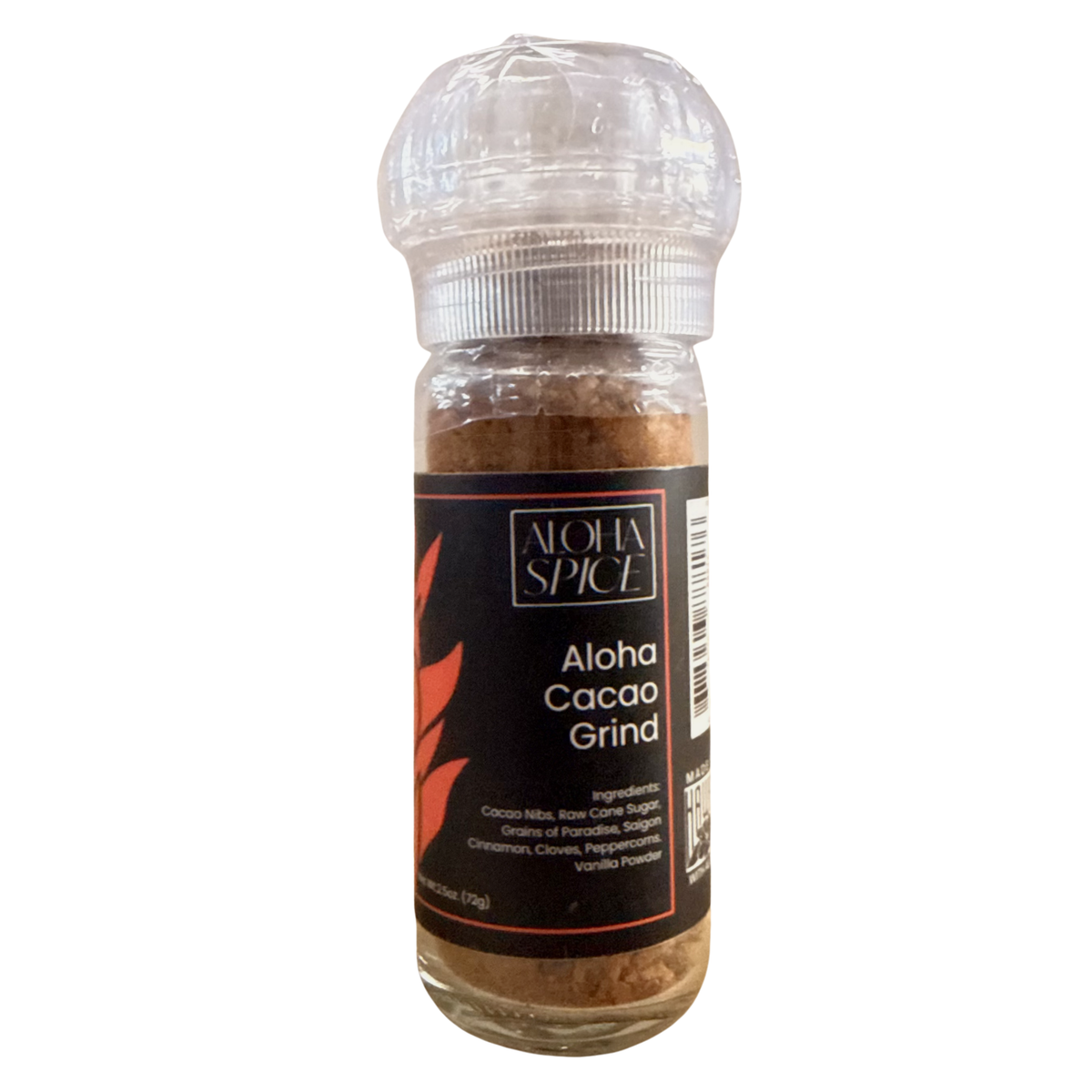 Aloha Cacao Grind 2.11 oz. Refillable Grinder