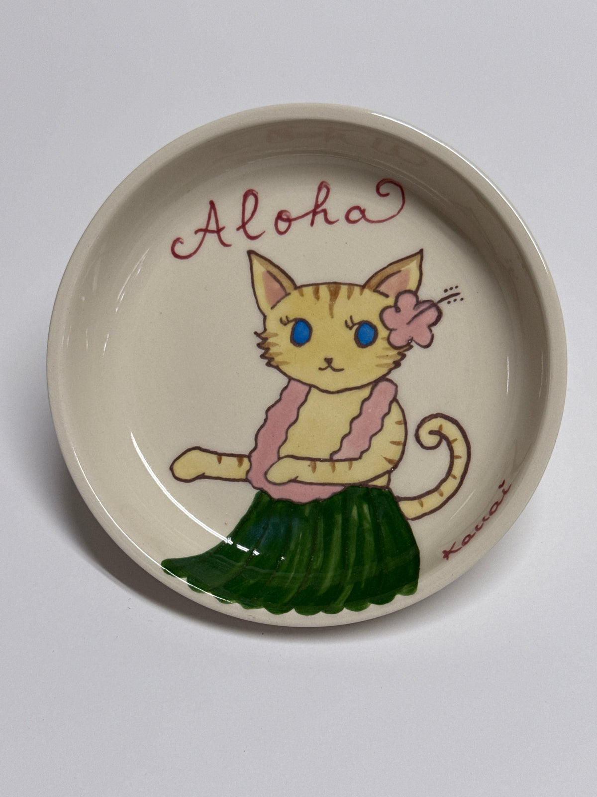 Trinket Dish Hula Dog/Cat