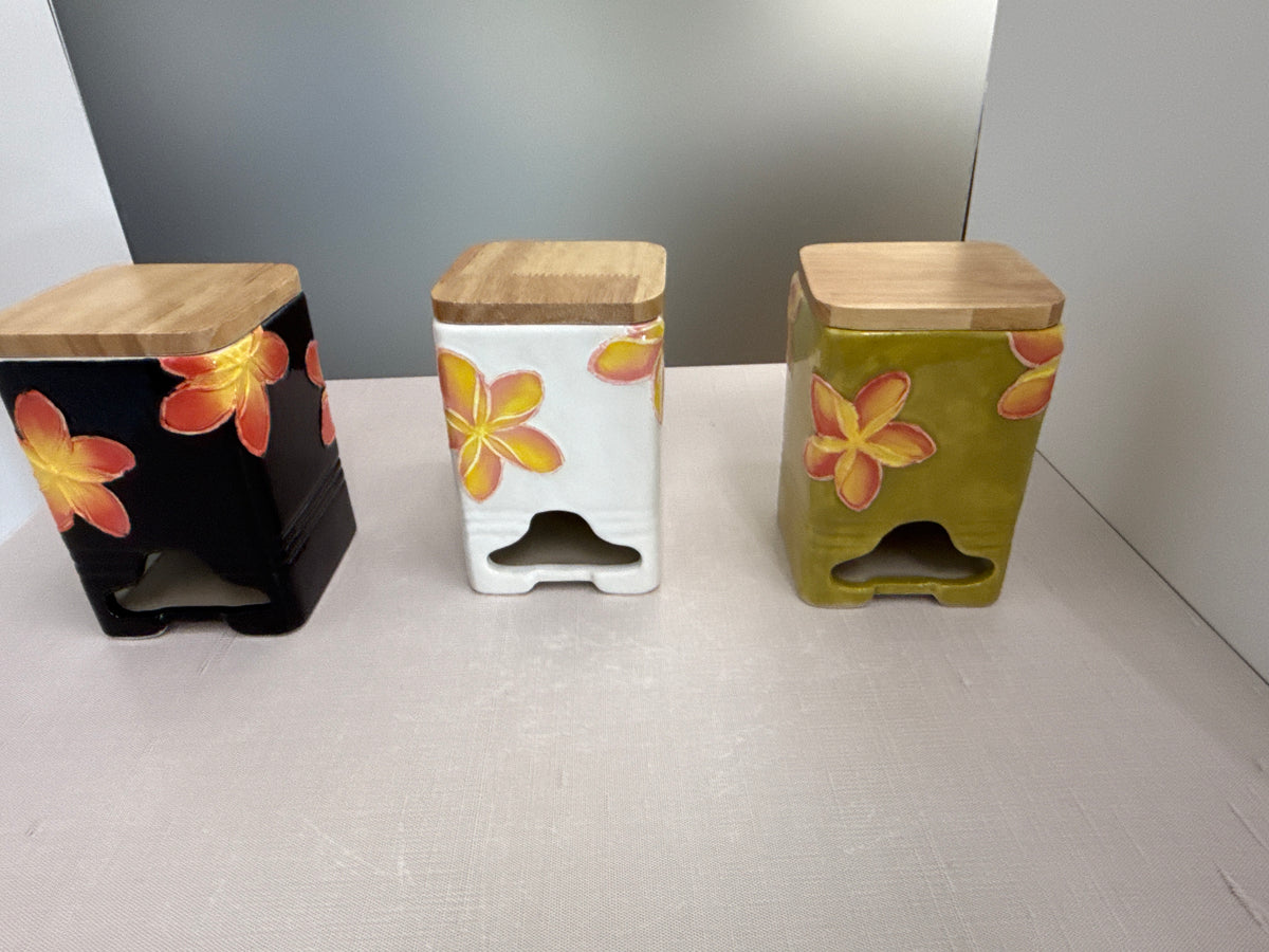 Tea Bag Dispenser-Hand Painted