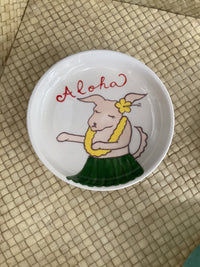 Trinket Dish Hula Dog/Cat