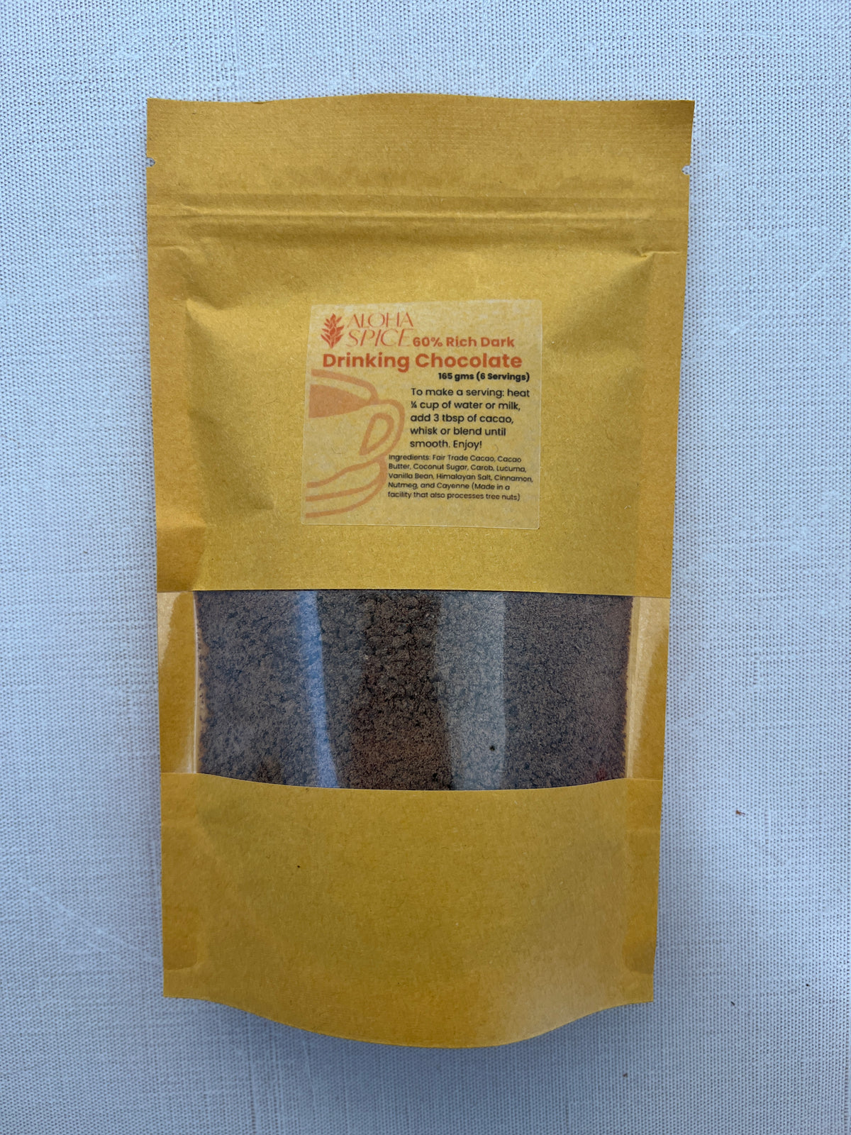 60% Rich Dark Drinking Chocolate