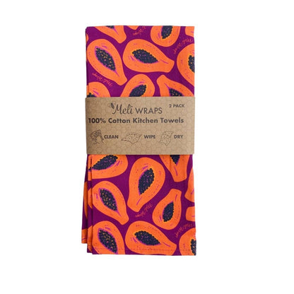 2 PACK 100% Cotton Kitchen Towels Set