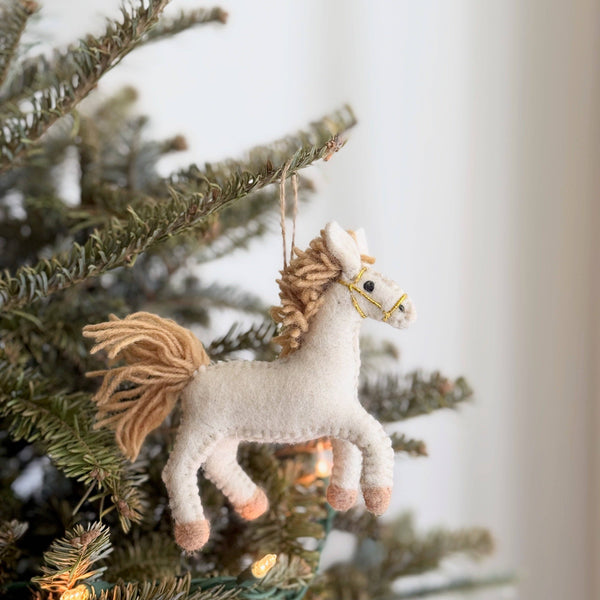 2026 Felt Horse Ornament