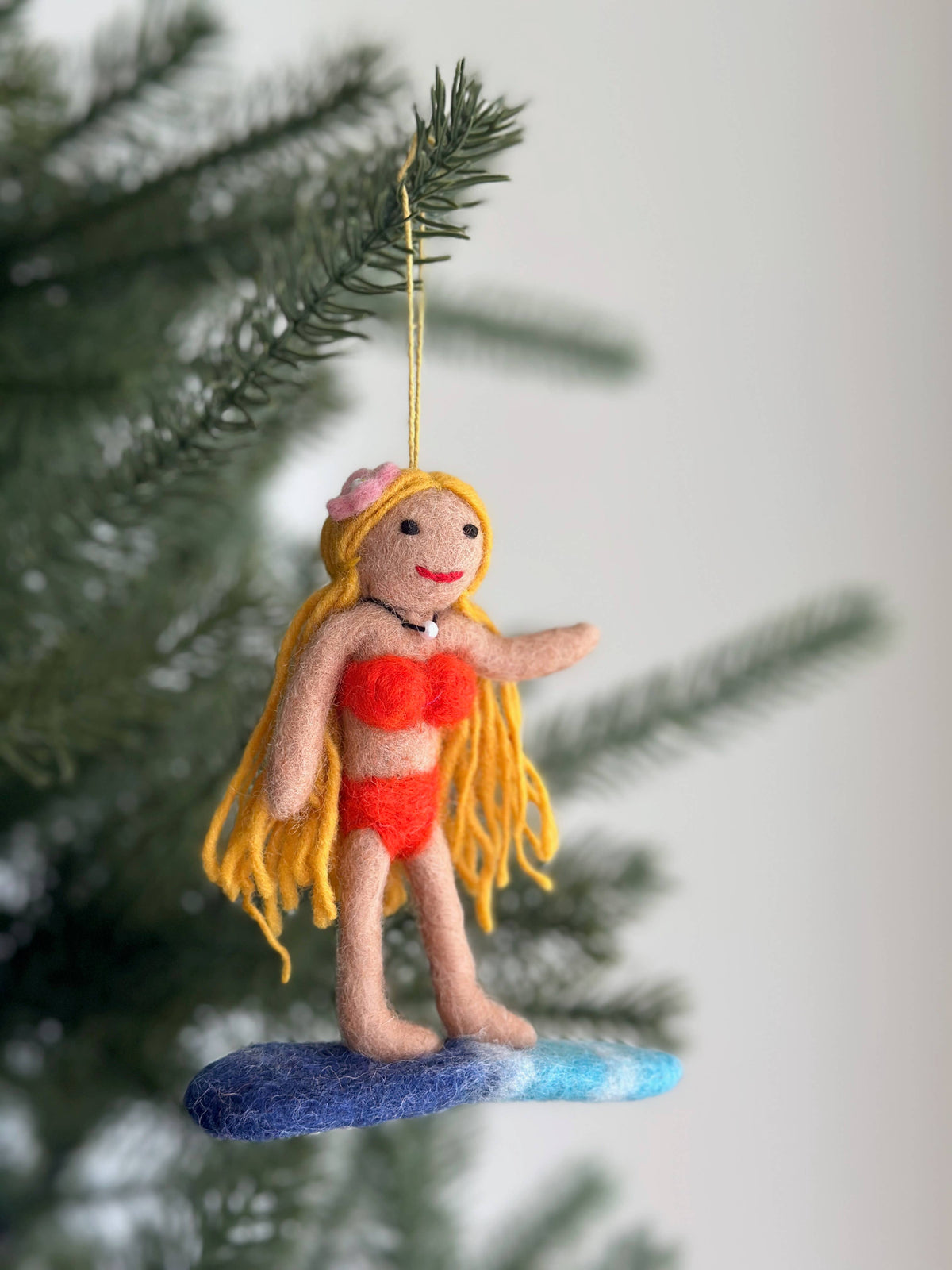 Felt Ornament - Surfer Girl