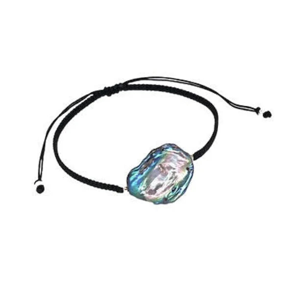 Adjustable 8mm Pearl String Bracelet