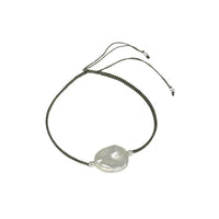 Adjustable 8mm Pearl String Bracelet