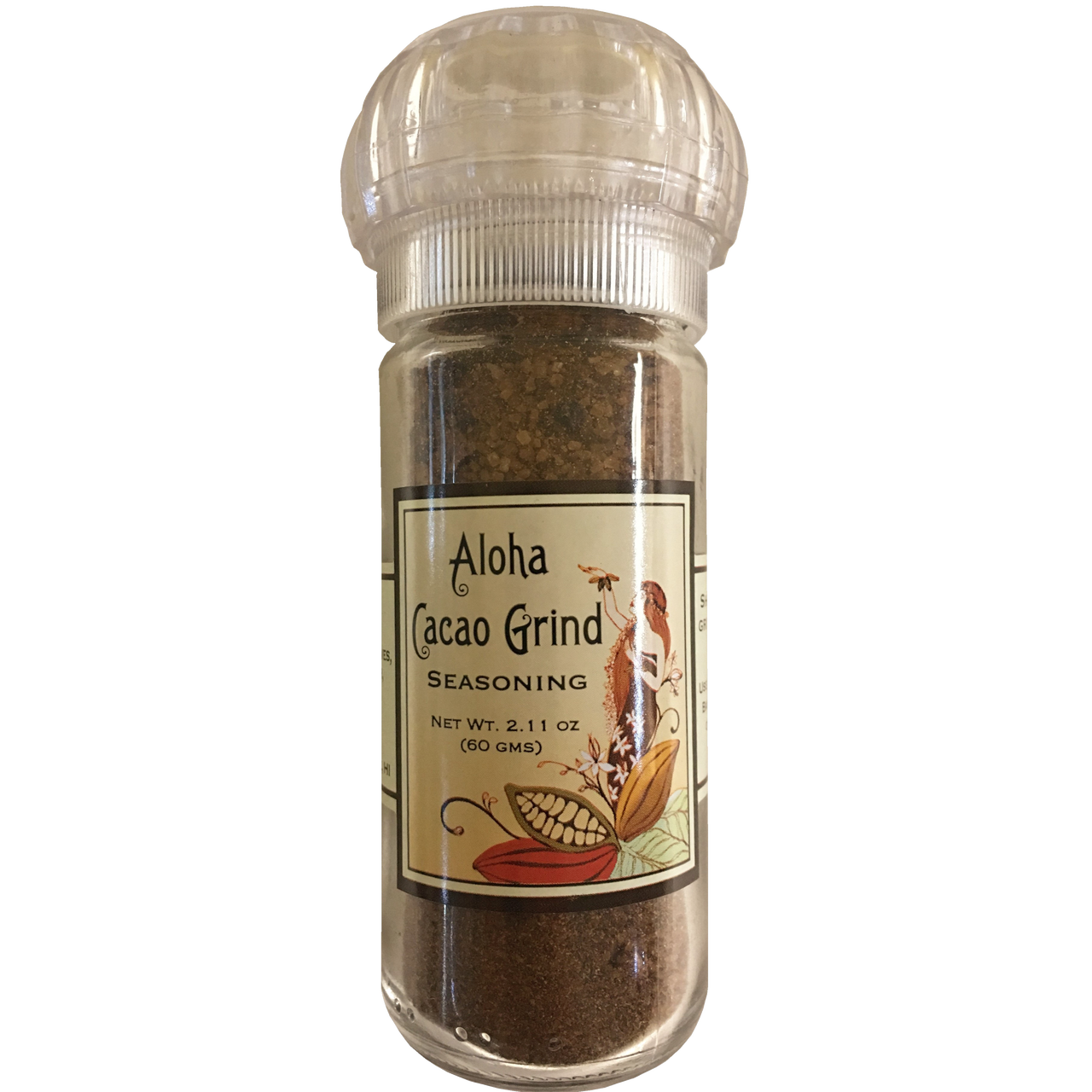 Aloha Cacao Grind 2.11 oz. Refillable Grinder