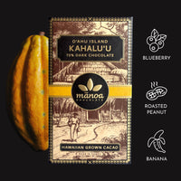 Kahalu'u, O'ahu Island Chocolate Bar 70%