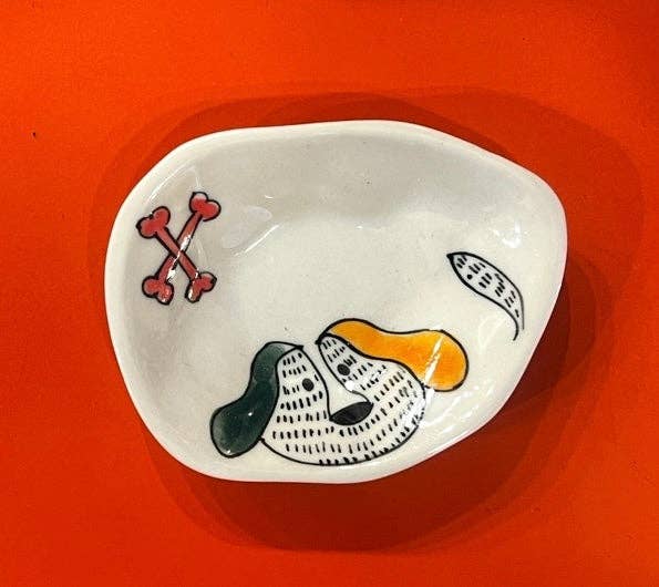 Hand-painted Jewelry Bowls, Small, from Bat Trang, Vietnam