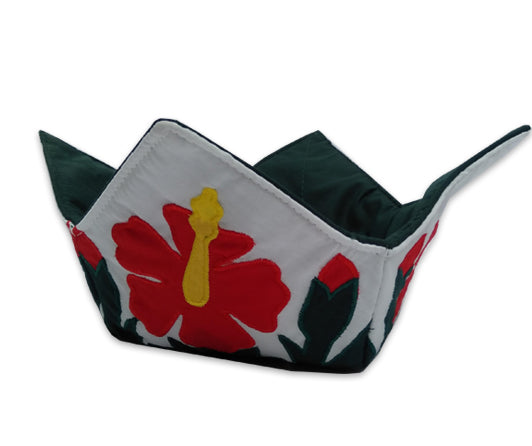 Cozy Bowl- Red Hibiscus