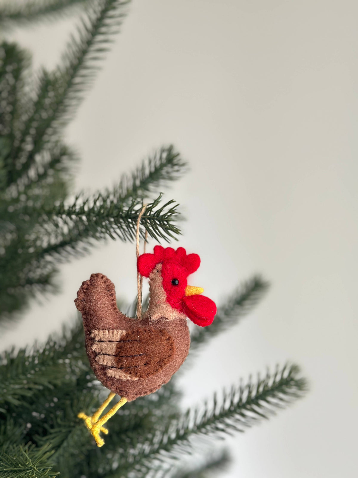 Felt Rooster Ornament