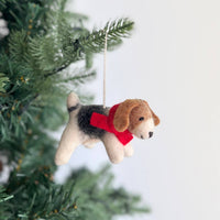 Felt Ornament - Jack Russell