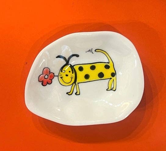 Hand-painted Jewelry Bowls, Small, from Bat Trang, Vietnam