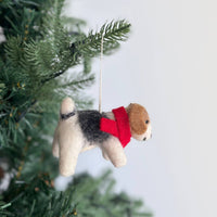 Felt Ornament - Jack Russell