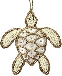 Beaded Turtle Ornament